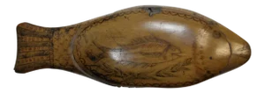 Hand Carved Fish Decoy Snuff Box