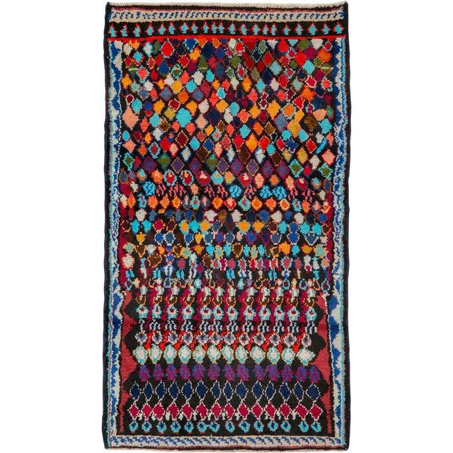 Vintage Persian Mahal Rug – Size: 2" X 3'6" For Sale