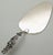Metal Vintage Italian Handmade Genuine Silver Small Cake Server Flower Handle Presta Naples 800 Continental Silver Pastry Mignon Cupcake Server For Sale - Image 7 of 13