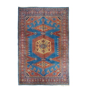 Vintage Sarouk Rug 7'1'' x 10'6'' For Sale