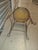 Metal Vintage Wrought Iron Sweetheart Chair For Sale - Image 7 of 8