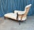 Textile French 19th Century Chaise With Wooden Arm Details For Sale - Image 7 of 12