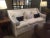 Contemporary Slope Arm Sofa With Bolsters and Lumbar Pillows For Sale - Image 3 of 3