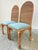 Brown Vintage High Back Rattan Dining Chairs With Tall Arched Backs – Hollywood Regency Coastal, a Pair For Sale - Image 8 of 9
