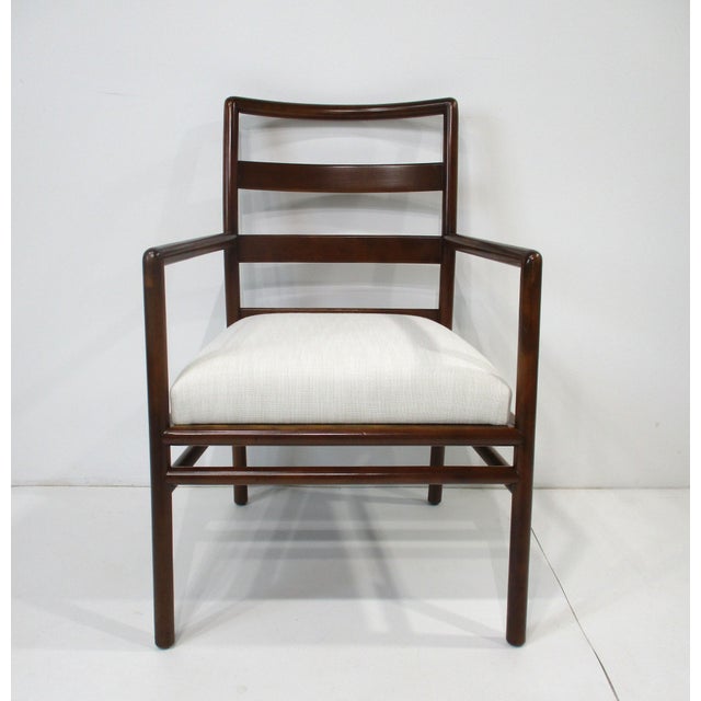 Widdicomb t.h. Robsjohn Gibbings Ladder Back Arm Chairs For Sale - Image 4 of 16