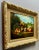 Mid 20th Century Vintage Signed Original Italian Oil on Canvas Still Life Painting in Gilt Frame For Sale - Image 5 of 9
