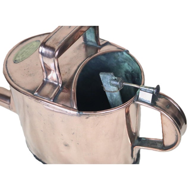 Copper Rare Late 19th Century French Copper Barrel Topping Can For Sale - Image 8 of 12