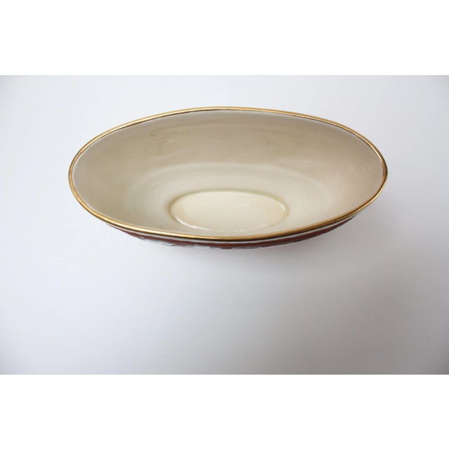 Vintage Terracotta Porcelain Decorative Planter by Kathi Urbach for Goldscheider For Sale In New York - Image 6 of 10