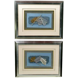 Mixed Media Works by Tracy Wise - a Pair