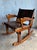 Vintage Angel Pazmino Rocking Chair - Hand Tooled Leather Ecuador For Sale - Image 4 of 7