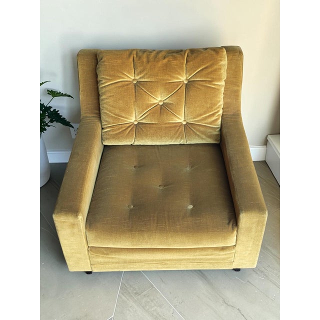 Italian Armchair in Wood and Velour, 1970 For Sale - Image 10 of 14