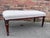 Newly Upholstered English Bench For Sale - Image 4 of 9