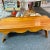 Danish Style Folk Art Wood Bench Handcrafted For Sale - Image 13 of 14