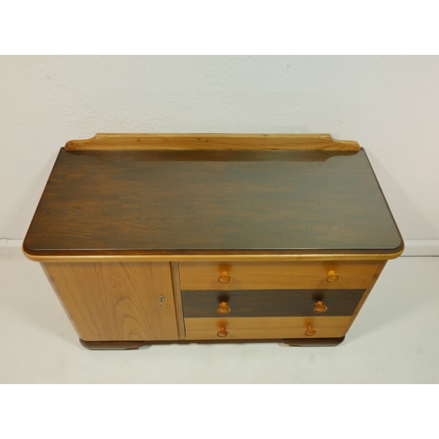 Brown Vintage German Chest of Drawers, 1950s For Sale - Image 8 of 16