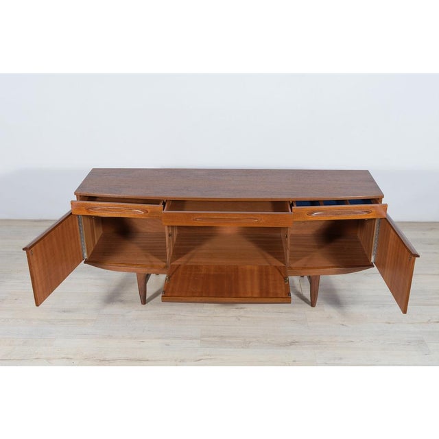 Mid-Century British Teak Sideboard, 1960s For Sale - Image 10 of 18