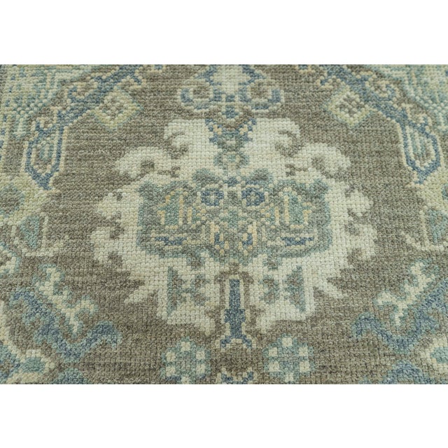 Turkish Turkish Oushak Rug 2'11" x 6'7" #19453 For Sale - Image 3 of 8