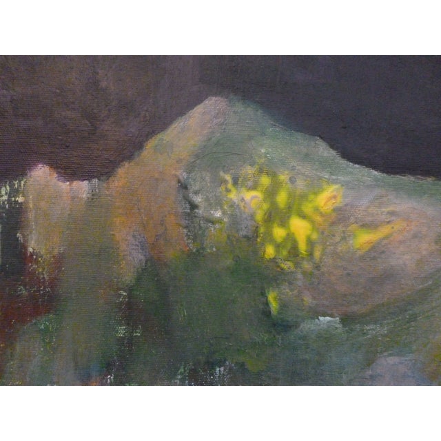 "Smoke Signals" Abstract Oil and Acrylic Landscape Painting by Scott Spencer For Sale - Image 4 of 6