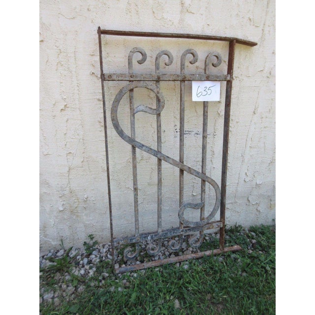 Victorian Antique Victorian Iron Salvage Gate For Sale - Image 3 of 6