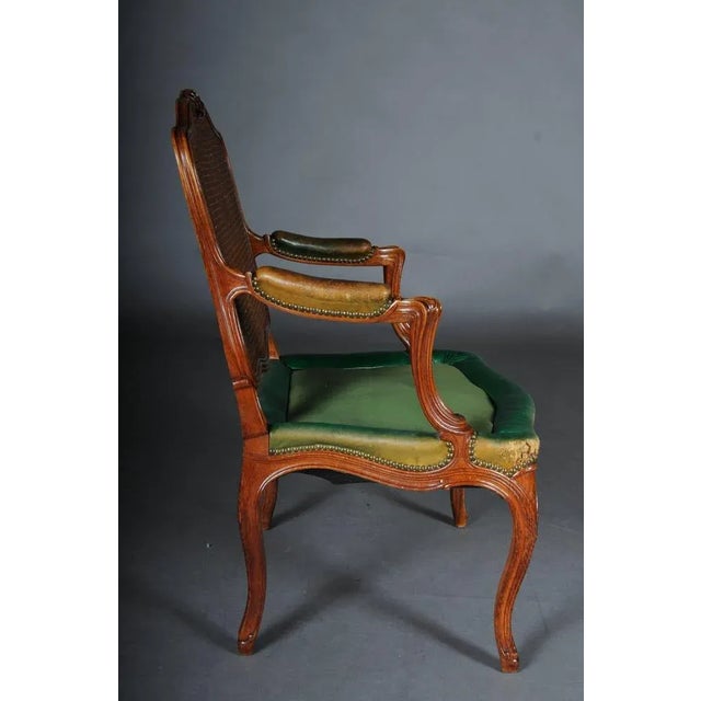 1900 - 1909 Set of 19th Century Louis XIV Armchairs, 1900s For Sale - Image 5 of 11