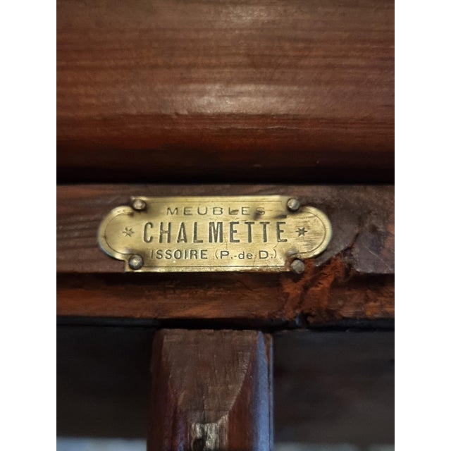 Rustic Antique French Open Bookcase from Chalmette, 1930s For Sale - Image 3 of 18