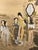 Antique White Pair of Antique Chinese Export Paintings Qing Court Figures Custom Framed For Sale - Image 8 of 13