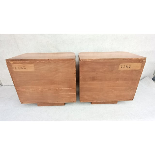 Bedside Tables by Jindrich Halabala for Up Závody, 1950s, Set of 2 For Sale - Image 15 of 18