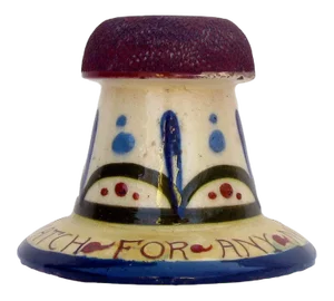 English Torquay Arts & Crafts Pottery Match Striker