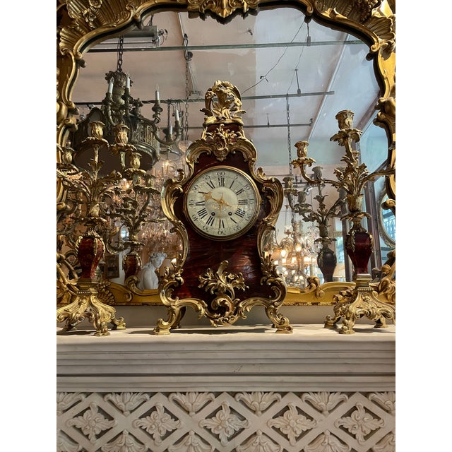 18th Century Tiffany & Co. Clock and Candelabra Set- 3 Pieces For Sale In New York - Image 6 of 12