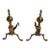 19th Century Andirons Attributed to Whittingham of New York- a Pair For Sale
