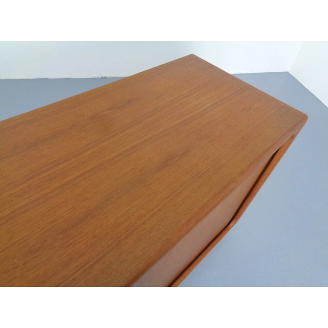 Large Teak Tambour Sideboard from Dyrlund, 1960s For Sale - Image 16 of 17