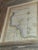 White Hand Colored 18th C Map of Vera Cruz Mexico in Rustic Ranch Frame For Sale - Image 8 of 12