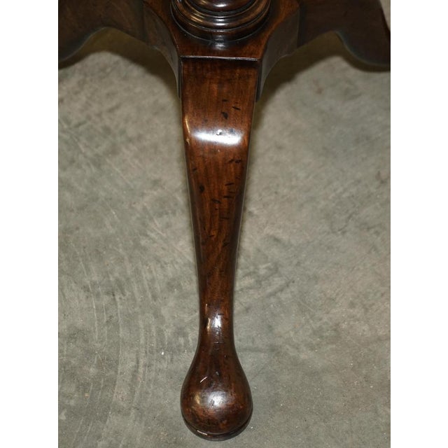Antique George III Hardwood Side Table with Spiral Column, 1800 For Sale - Image 10 of 15
