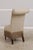 Pair of Design Master High Back Upholstered Slipper Chairs For Sale - Image 16 of 18