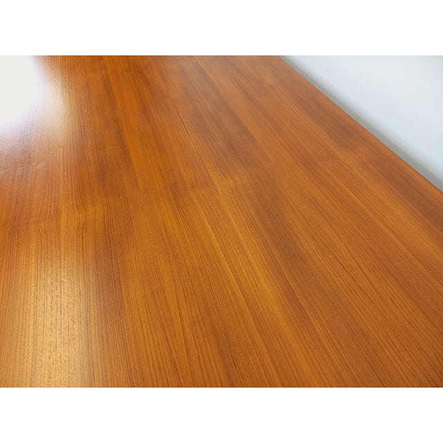 Vintage Scandinavian Style Rectangular Dining Table in Teak with Extensions, 1960s For Sale - Image 14 of 18