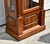 Glass Vintage Daneker Grandfather Clock Cherry Moon Phase Chime Beveled Glass For Sale - Image 7 of 18