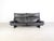 Beautiful vintage Italian sofa from the 1980s. This two-seater features adjustable headrests and is exceptionally...