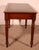 Mahogany Flat Desk with Drawers and Inlays, 19th-Century For Sale - Image 9 of 14
