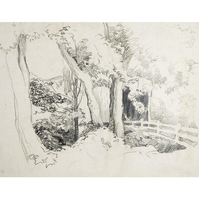 Covered Bridge Pencil Study For Sale