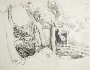 Covered Bridge Pencil Study