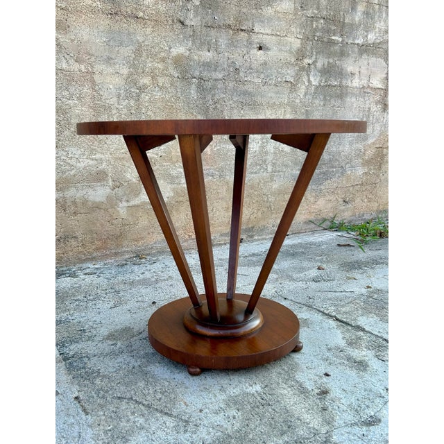 This beautiful table has great style. Made by Lane, the Monte Carlo Collection features walnut veneers and inset ceramic...