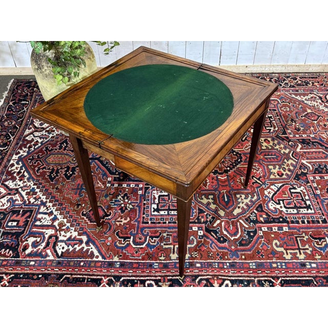 19th Century Games Table in Mahogany and Walnut For Sale - Image 3 of 18
