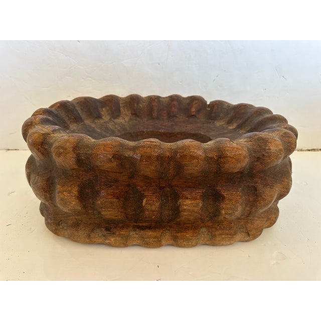 Monumental Carved Wood Antique Rooster or Hen in a Nest Centerpiece For Sale - Image 16 of 16