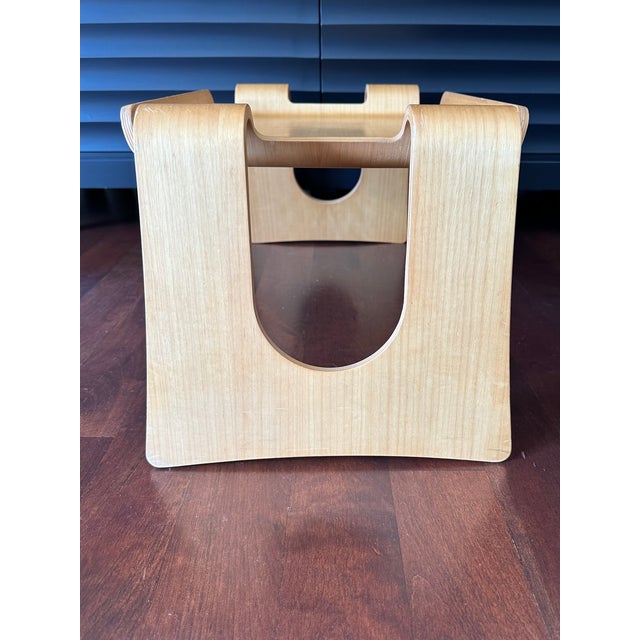 Vintage 1995 Magis Beech Bentwood Low Table - Made in Italy For Sale - Image 10 of 17