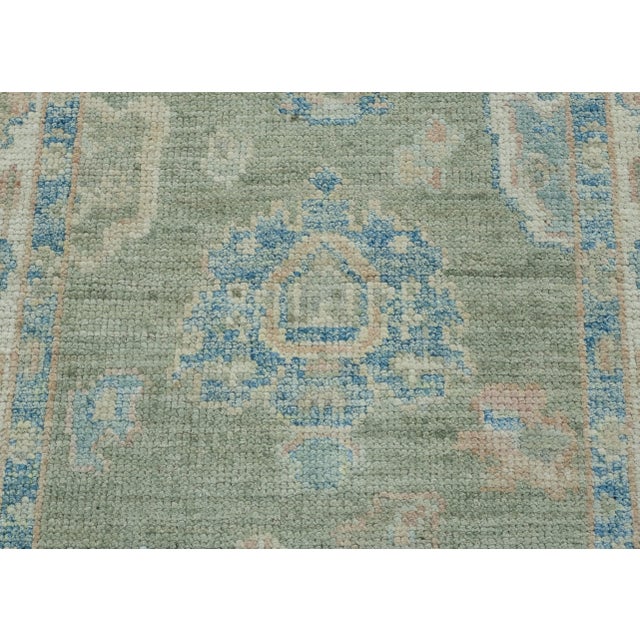 Turkish Oushak Rug 2'10" x 5'5" #17825 For Sale In Houston - Image 6 of 8