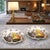 Offering a pair of vintage Chinese porcelain tobacco leaf trays or catchalls signed on bottom by C. Mann. The pair of...