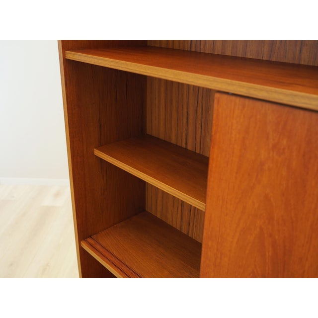 Vintage Danish Teak Bookcase, 1960s For Sale - Image 13 of 18