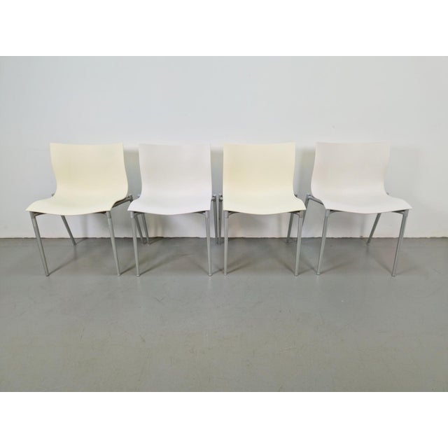 Metal Cam El Eon Chairs by Philippe Starck for Dríade Aleph, Italy, 2000s, Set of 4 For Sale - Image 7 of 9