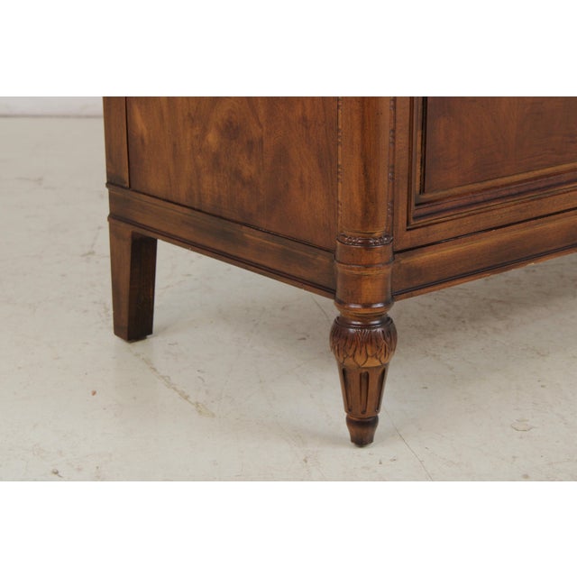 Henredon Villa Borghese 9 Drawer Walnut Dresser For Sale - Image 11 of 17