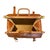 Vintage English Tanner Krolle & Co. Ltd. For Harrods Leather Gladstone Bag For Sale - Image 10 of 18