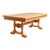 Scandinavian Modern Oak Large Trestle Dining Table For Sale